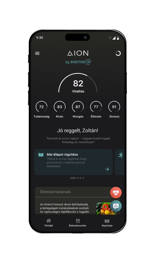 Interaktív főoldal